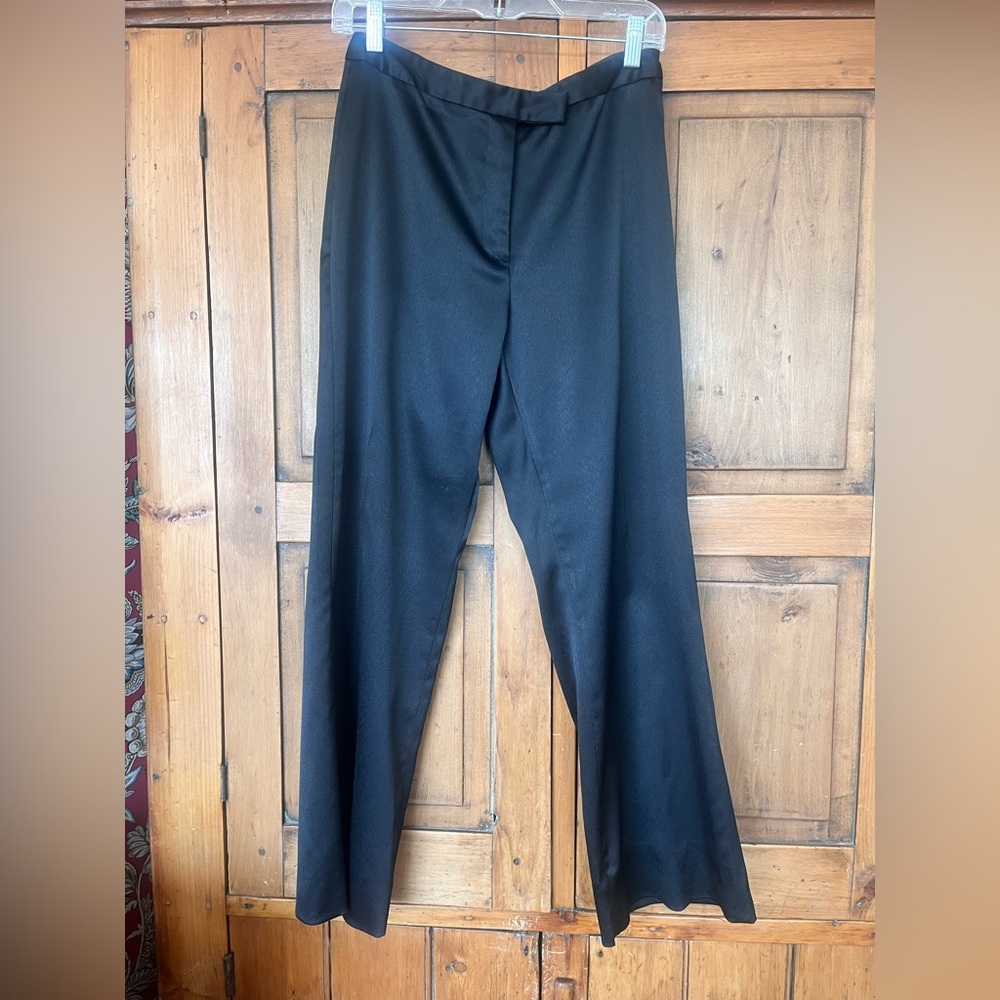 The Limited Stretch Size 8 Shiny Black Dress Pants